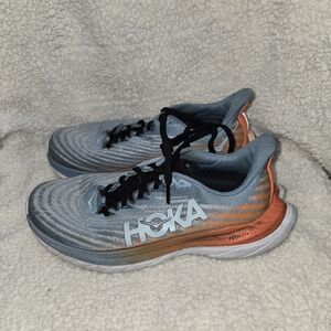 Hoka Gradient Blue and Orange Sneakers